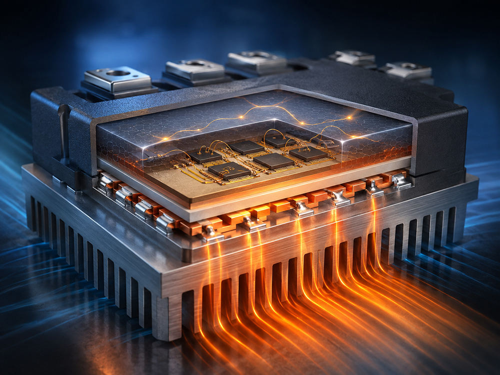 230°C High-Heat-Resistant Epoxy Encapsulation Material Expands Applications for SiC Power Modules